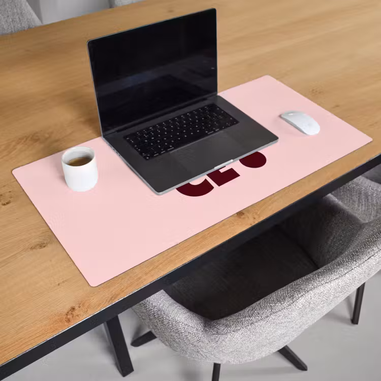 Sous main bureau - Nice - Point d'exclamation - Rose — 3
