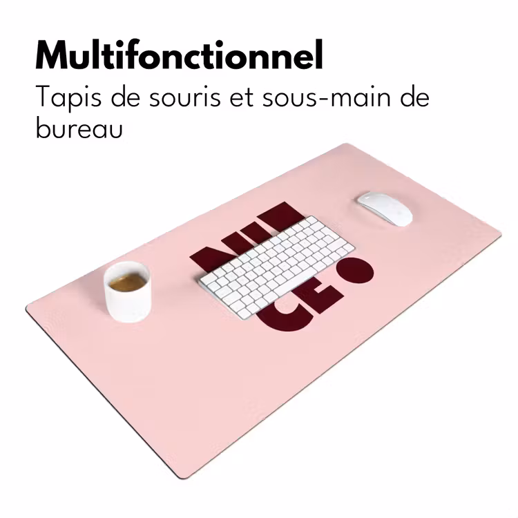 Sous main bureau - Nice - Point d'exclamation - Rose — 7