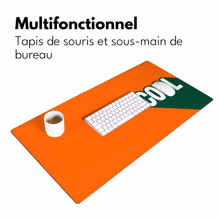 Sous main bureau - Cool - Orange - Vert — 7