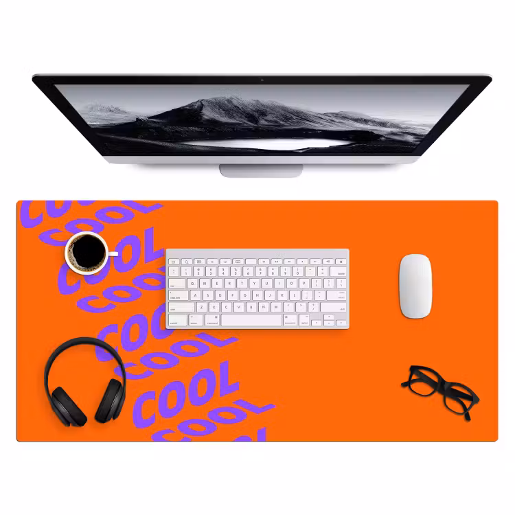 Sous main bureau - Cool - Violet - Orange — 4