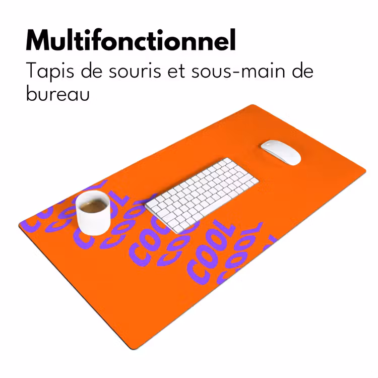 Sous main bureau - Cool - Violet - Orange — 7