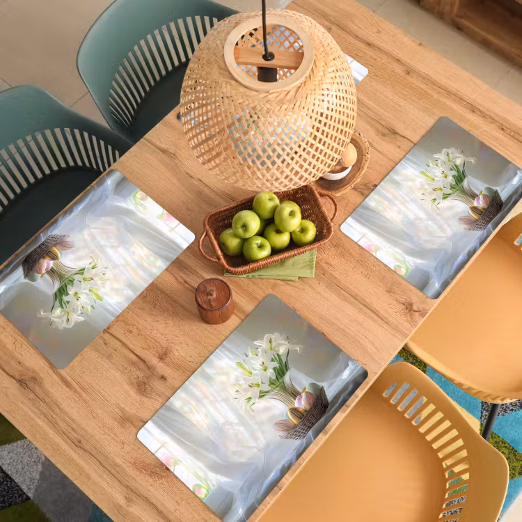 Set de table - Vase - Oeufs - Fleurs — 4
