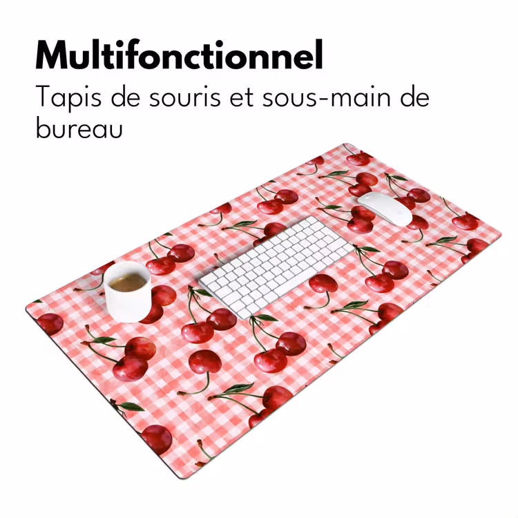 Sous main bureau - Cherry - Blocs - Rouge — 7