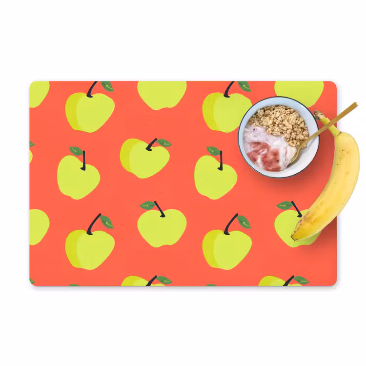 Set de table - Pommes - Modernes - Vertes — 1