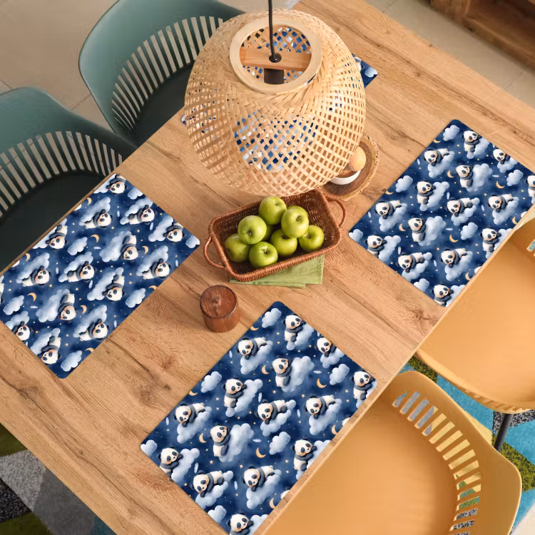 Set de table - Pandas - Dormants - Bleu — 4