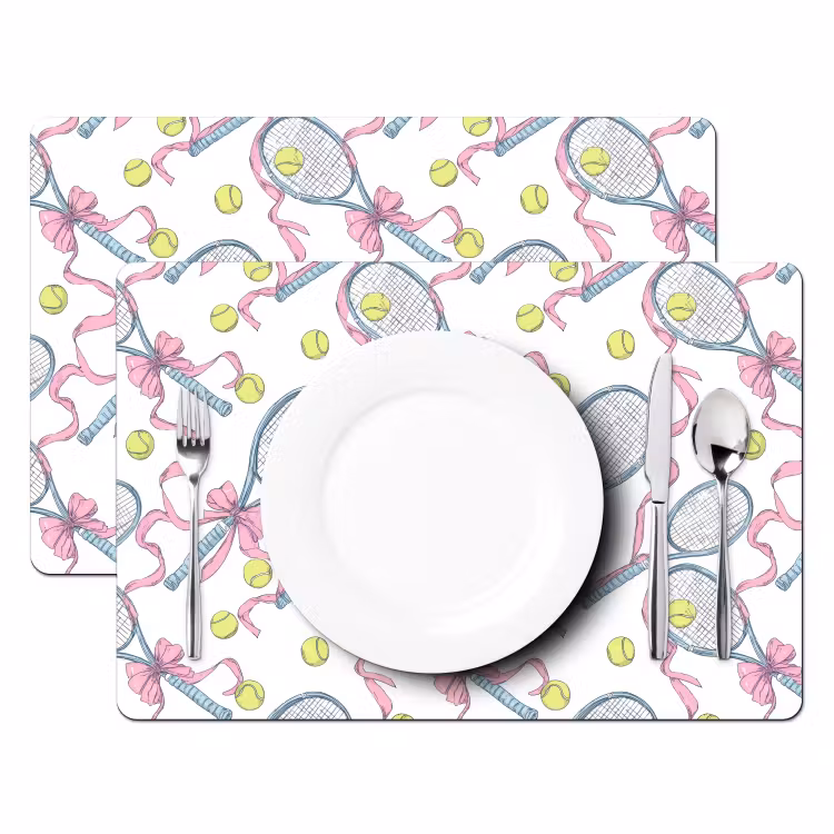 Set de table - Tennis - Arcs - Colorés — 2
