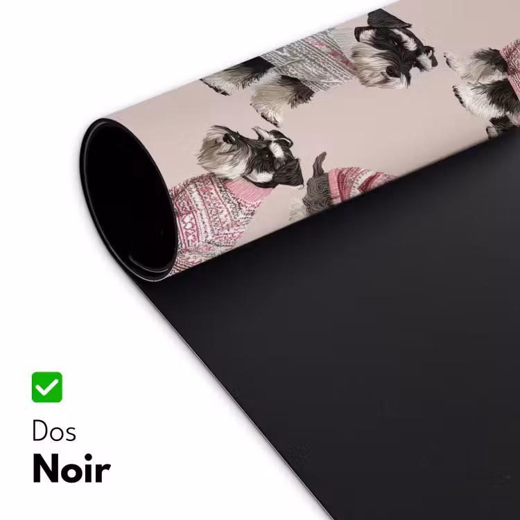 Sous main bureau - Chiens - Pulls - Rouge — 5