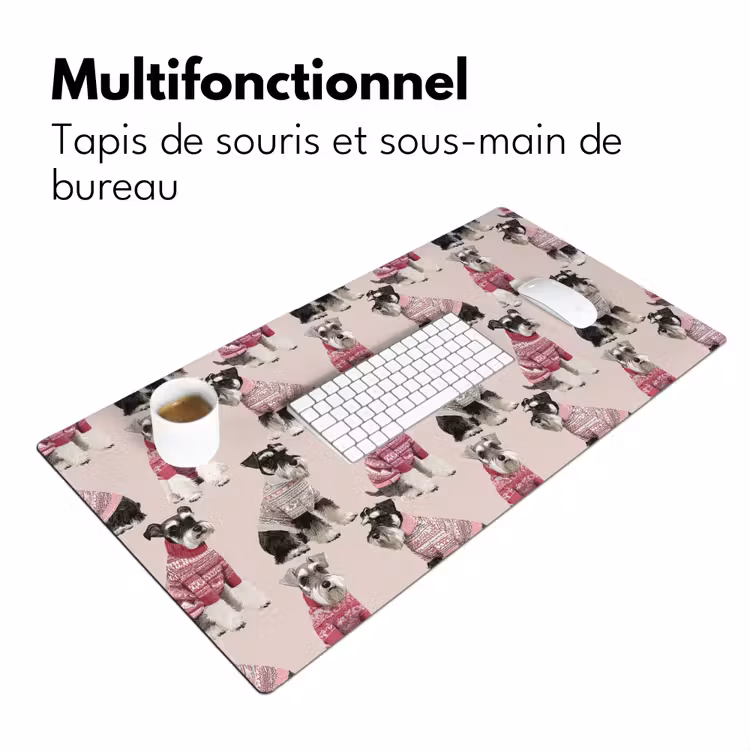 Sous main bureau - Chiens - Pulls - Rouge — 7