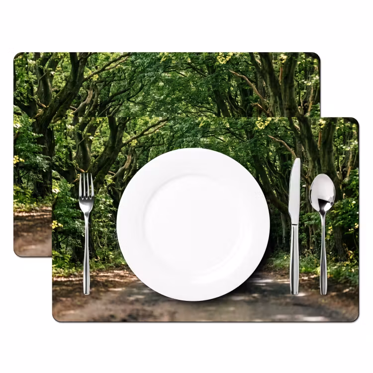 Set de table - Route - Arbres - Nature - Vert — 2