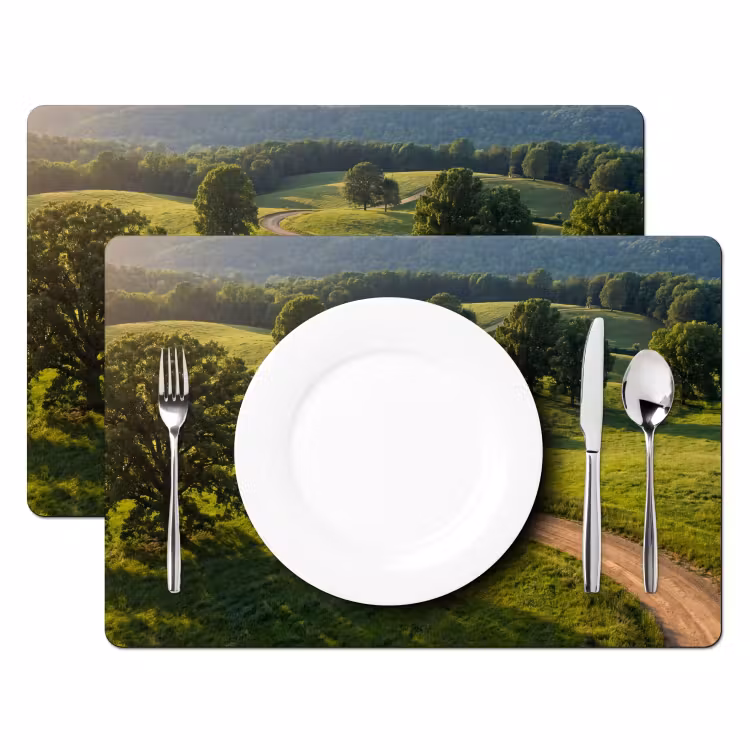 Set de table - Route - Pré - Nature - Vert — 2