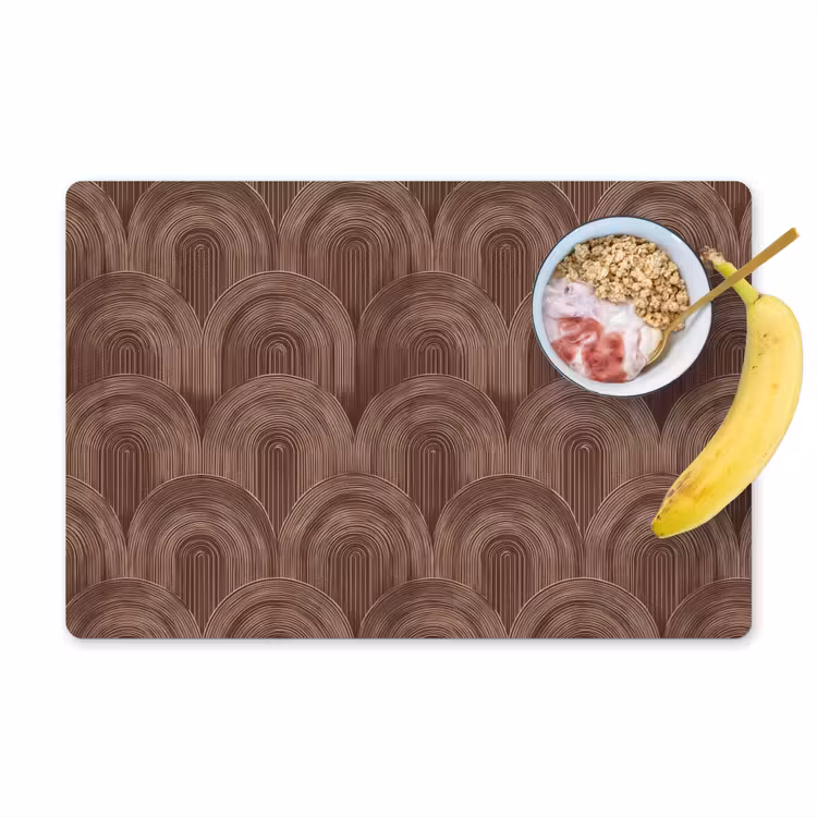 Set de table - Rythmique - Impact - Marron — 1