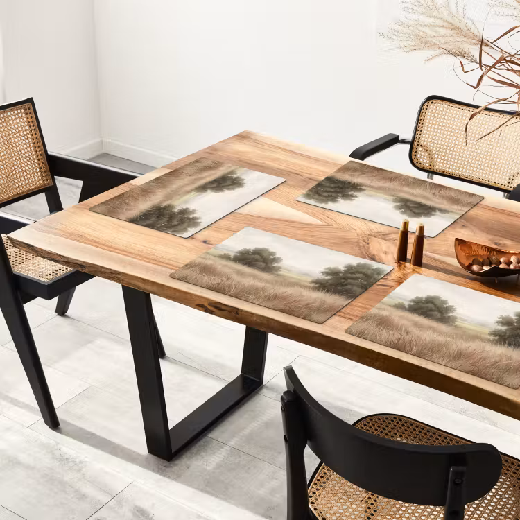 Set de table - Paysage - Minimaliste - Beige — 3