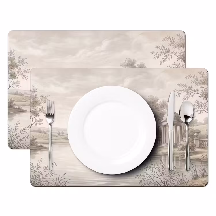 Set de table - Terrasse - Eau - Nature - Paysage — 2