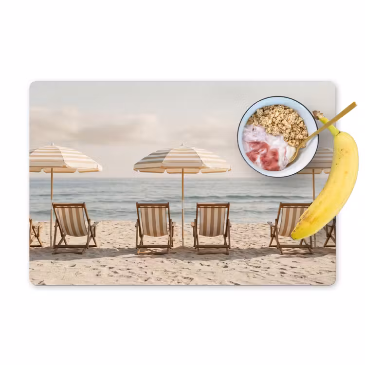 Set de table - Plage - Chaises - Parasol — 1