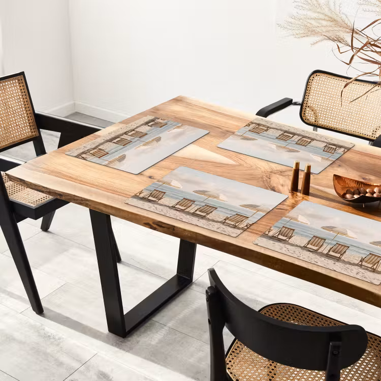 Set de table - Plage - Chaises - Parasol — 3