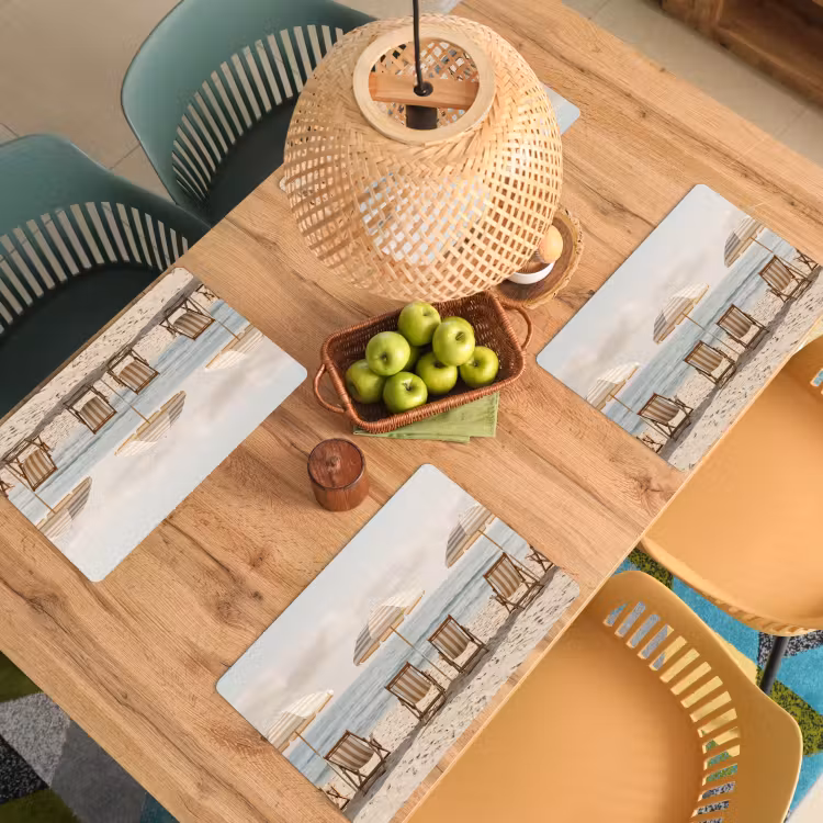 Set de table - Plage - Chaises - Parasol — 4
