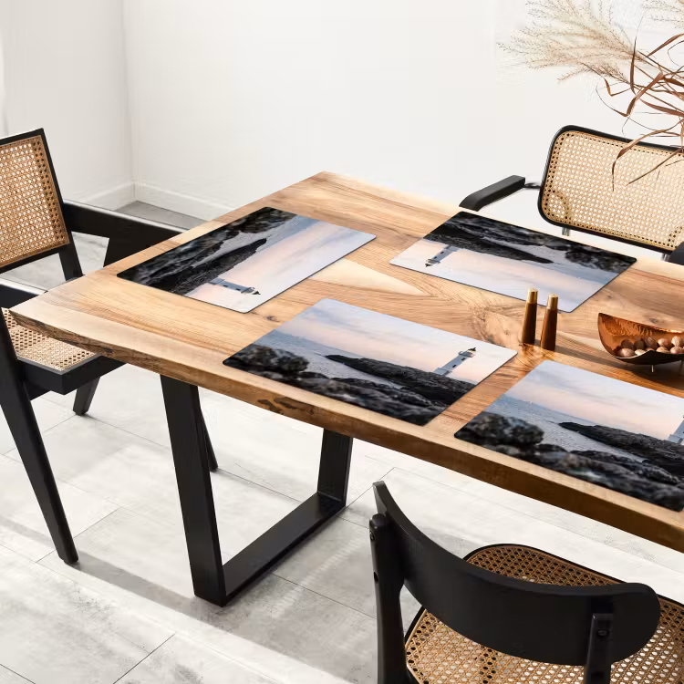 Set de table - Rochers - Phare - Blanc — 3
