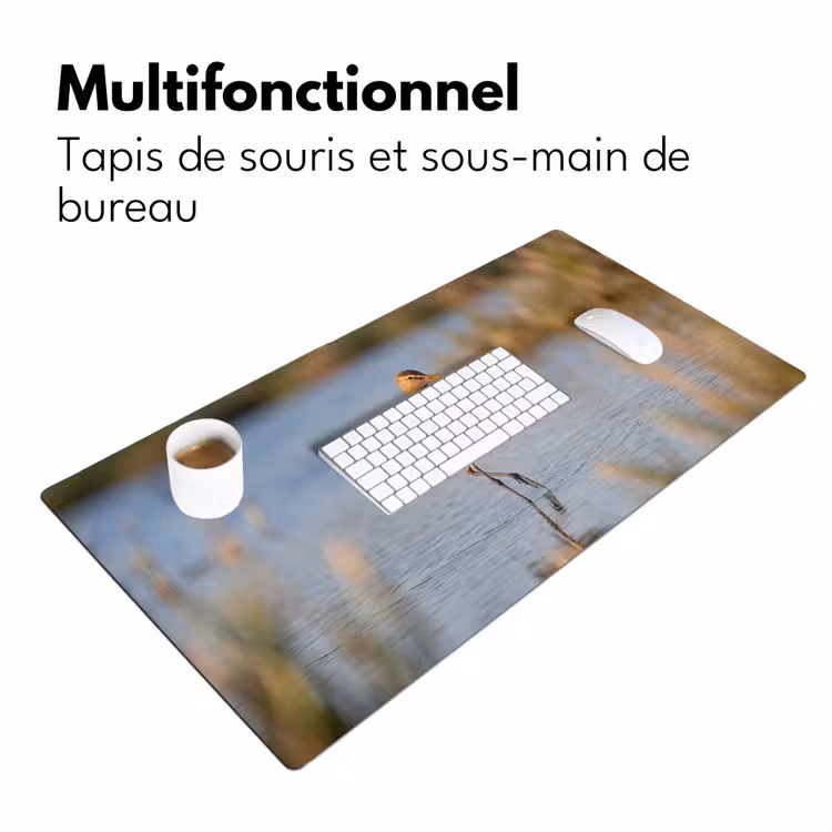 Sous main bureau - Oiseau - Échasse - Eau - Nature — 7