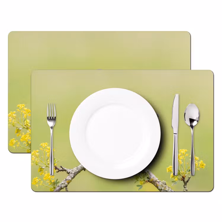 Set de table - Oiseau - Branche - Nature - Coloré — 2