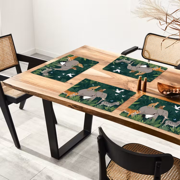 Set de table - Tropical - Jungle - Vert — 3