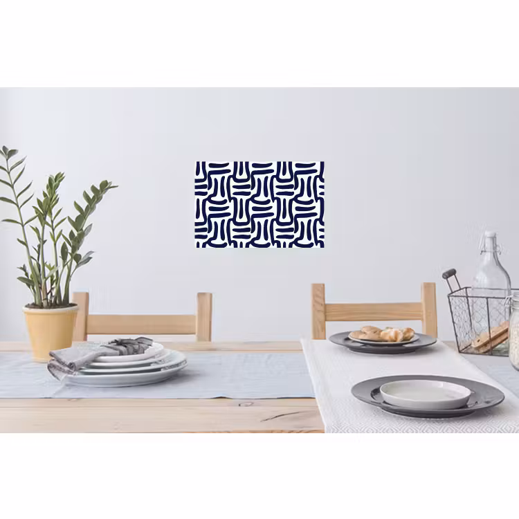 Sticker mural - Abstrait - Moderne - Bleu — 3