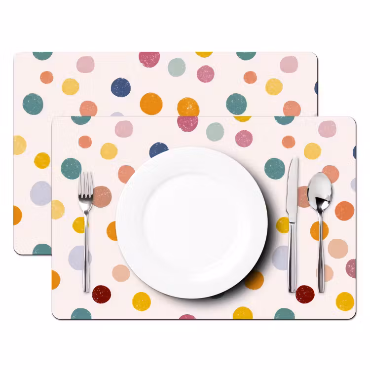 Set de table - Points - Subtils - Colorés — 2
