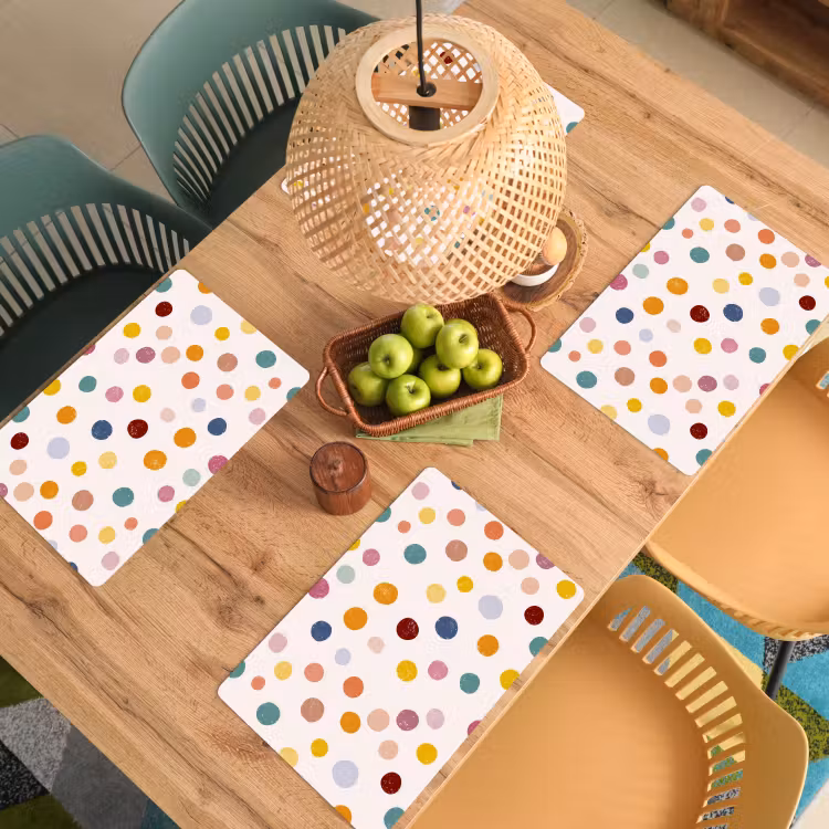 Set de table - Points - Subtils - Colorés — 4