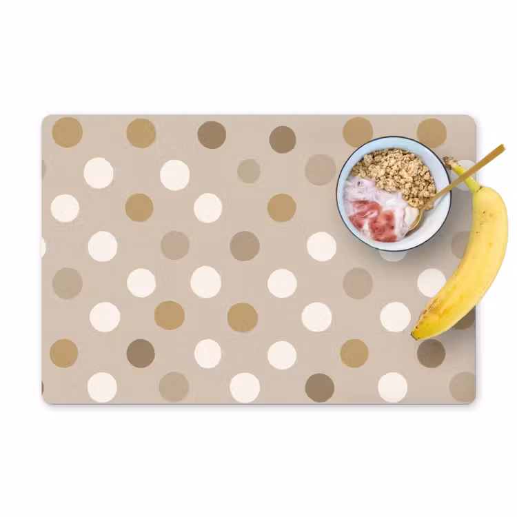 Set de table - Polka - Dots - Beige — 1