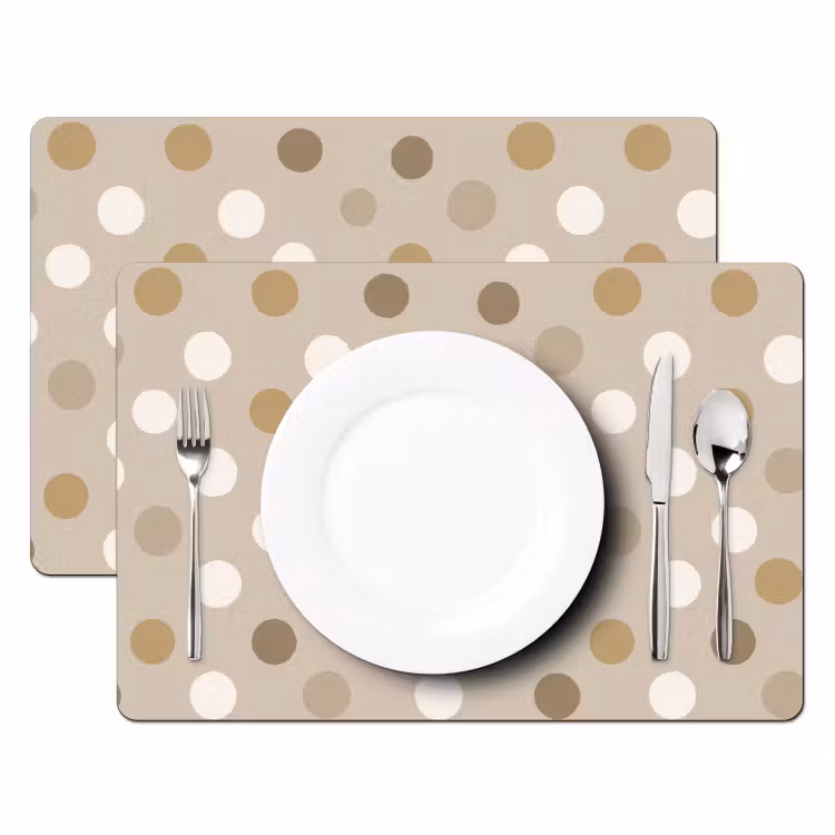 Set de table - Polka - Dots - Beige — 2