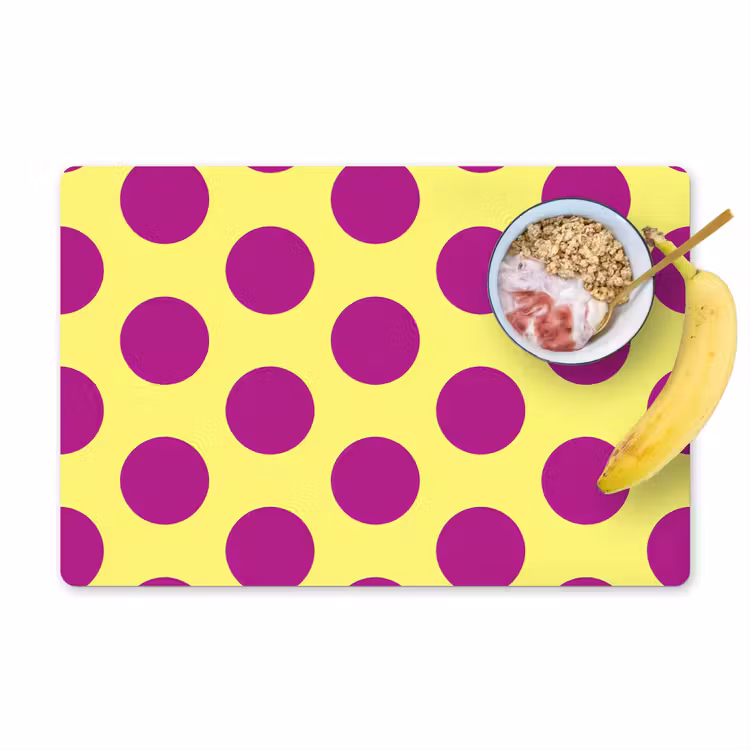 Set de table - Points - Classique - Jaune — 1