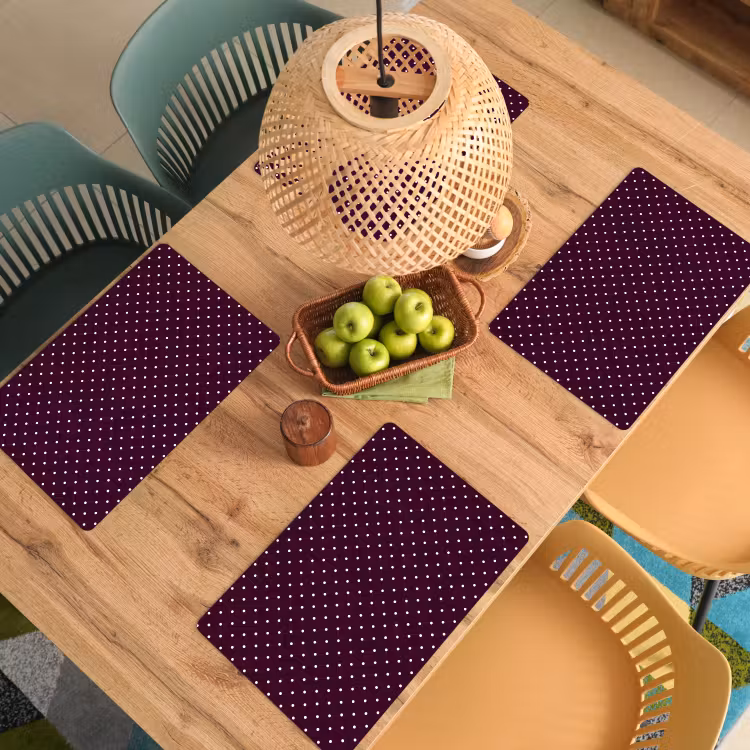 Set de table - Pois - Moderne - Violet — 4