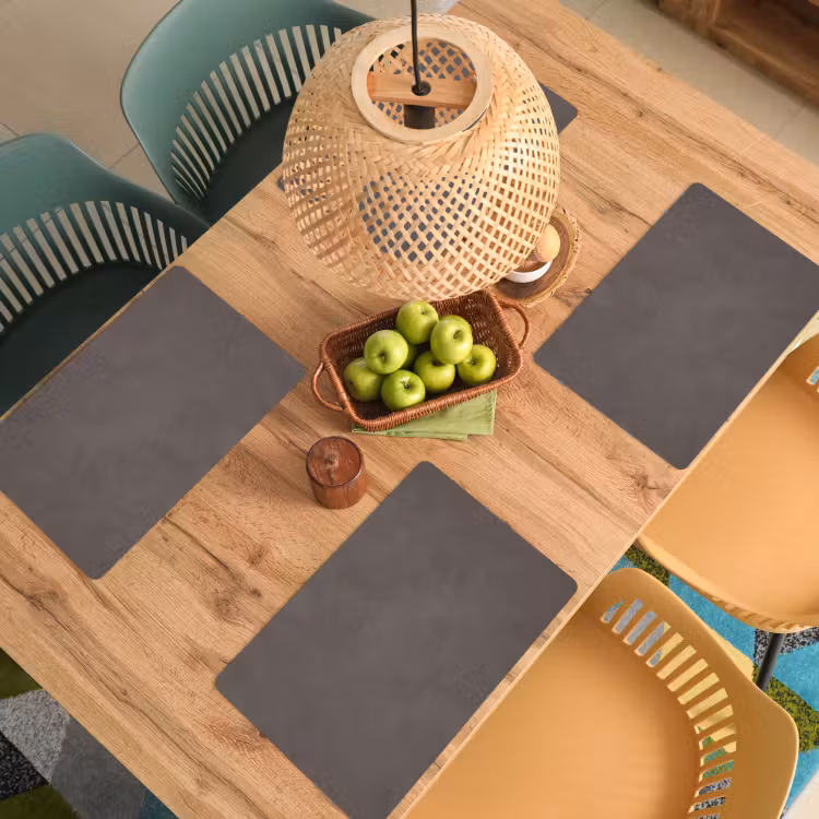 Set de table - Texture - Gris - Moderne - Abstrait - Surface — 4