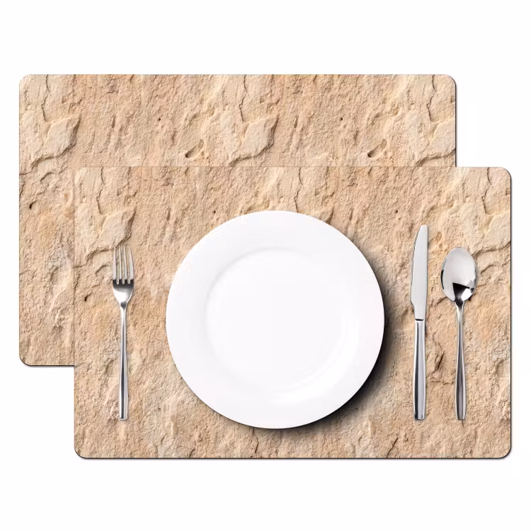 Set de table - Texture - Pierre - Nature - Beige — 2