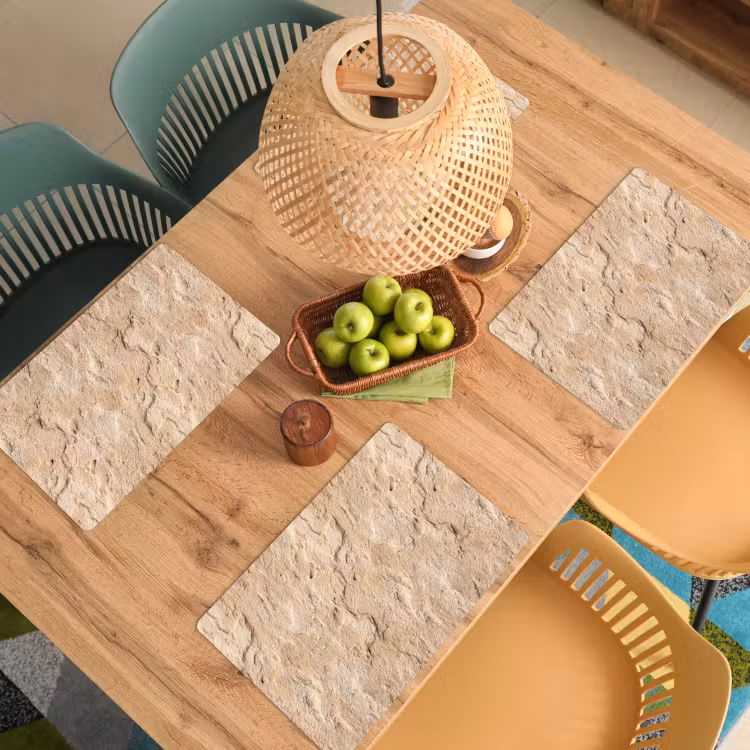 Set de table - Texture - Pierre - Nature - Beige — 4