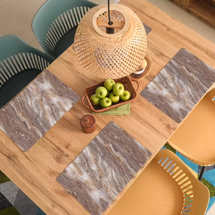 Set de table - Texture - Pierre - Abstrait - Beige — 4