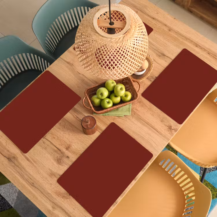 Set de table - Rustique - Terre cuite - Rouge — 4