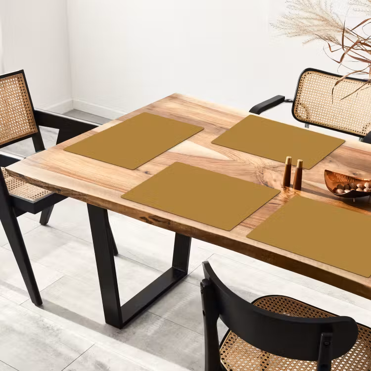 Set de table - Rhythmic - Ocre - Jaune — 3