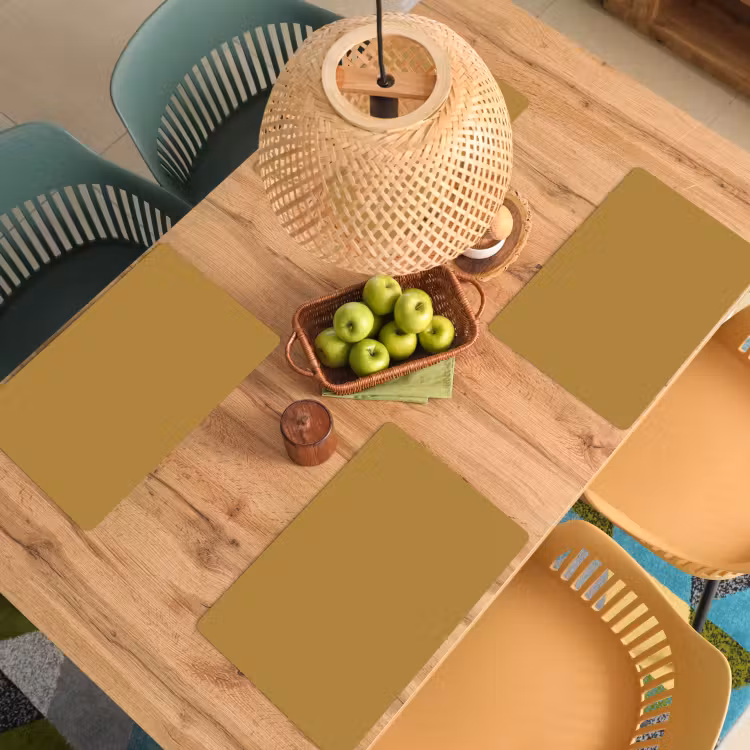 Set de table - Rhythmic - Ocre - Jaune — 4