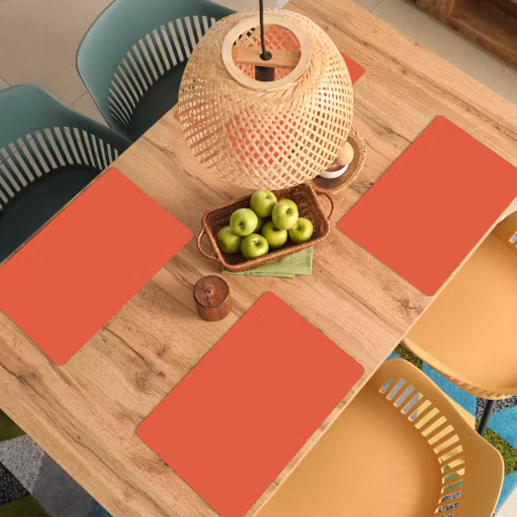 Set de table - Rustique - Argile - Orange — 4