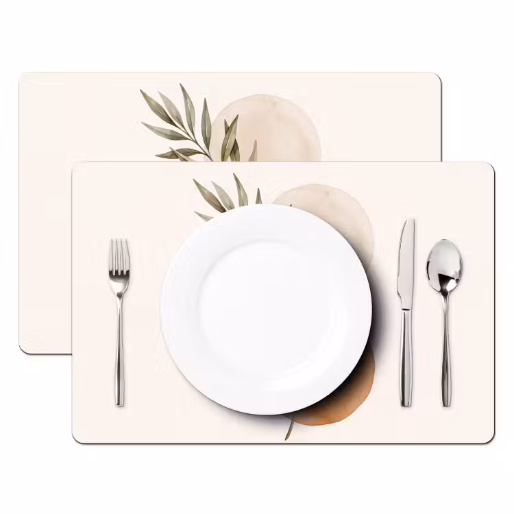 Set de table - Plante - Cercles - Abstrait — 2