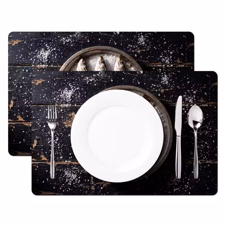Set de table - Poisson - Sel - Nourriture — 2