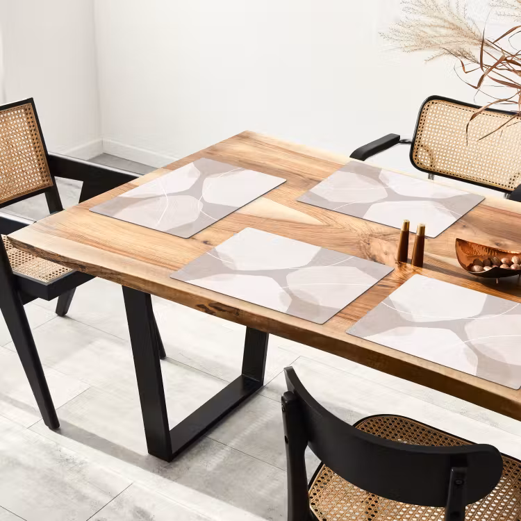 Set de table - Résumé - Formes - Beige — 3