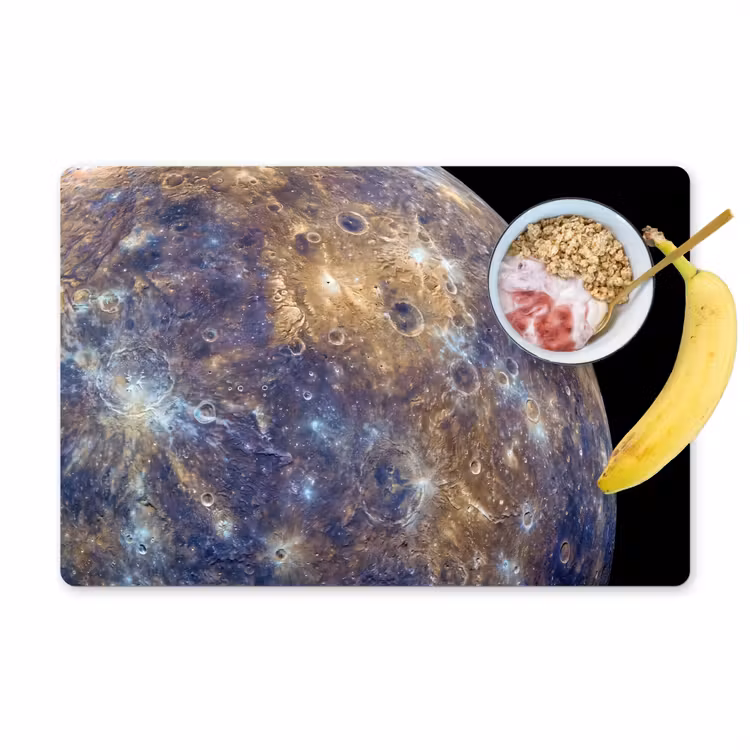Set de table - Planète - Cratères - Espace — 1
