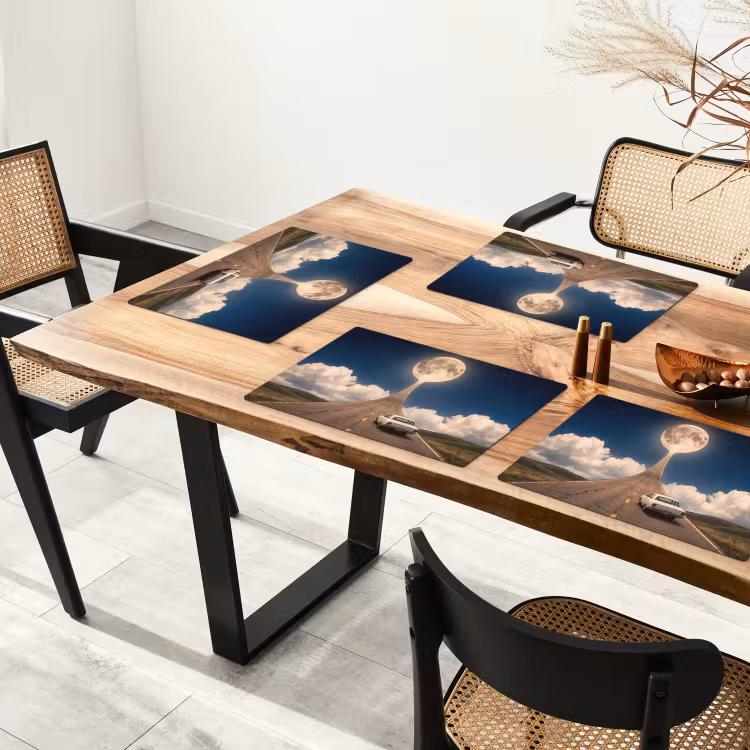 Set de table - Route - Lune - Nuit — 3