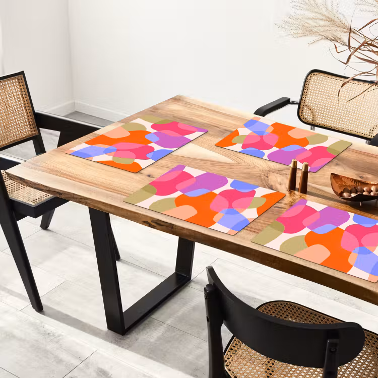 Set de table - Résumé - Formes - Moderne - Coloré — 3