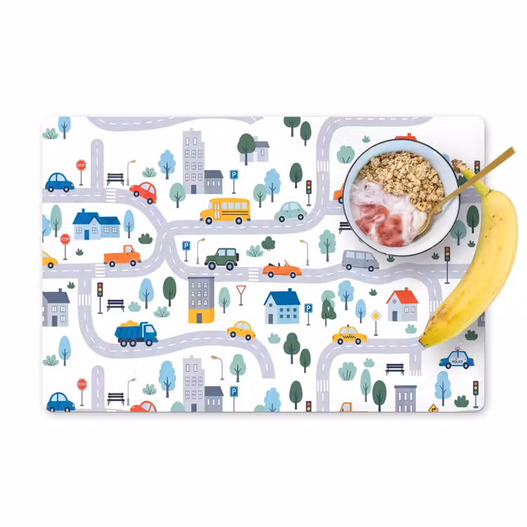Set de table - Ville - Circulation - Modèle — 1