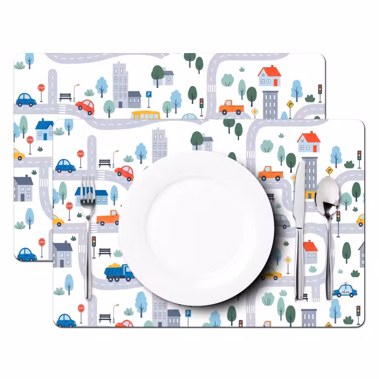 Set de table - Ville - Circulation - Modèle — 2