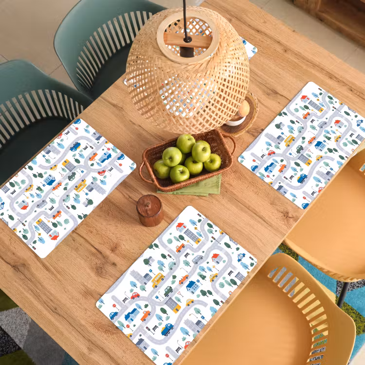Set de table - Ville - Circulation - Modèle — 4