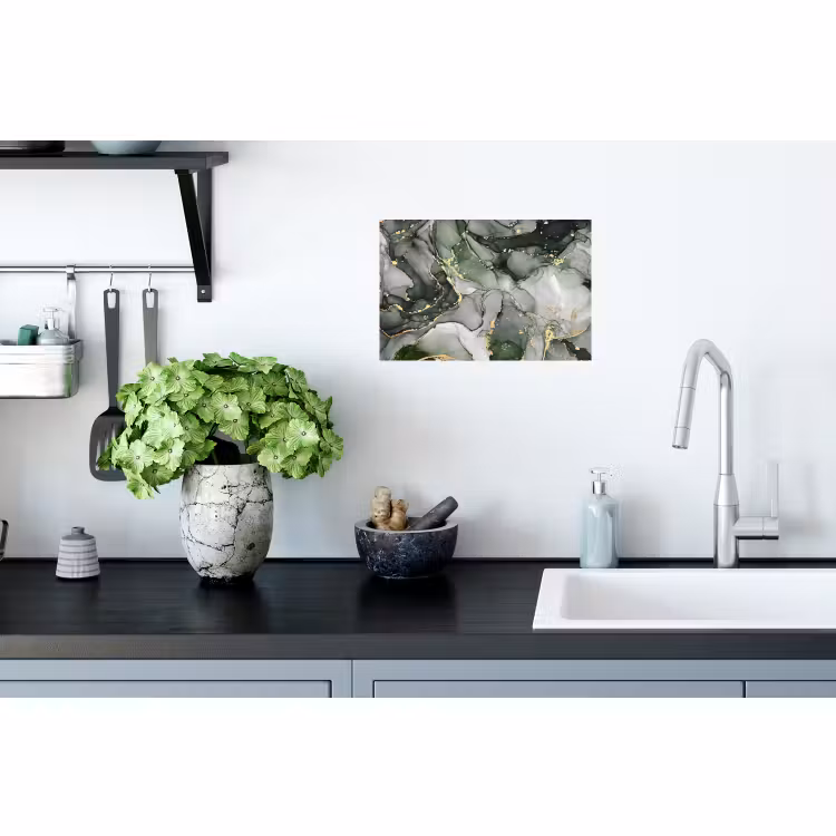 Sticker mural - Luxe - Marbre - Vert — 2