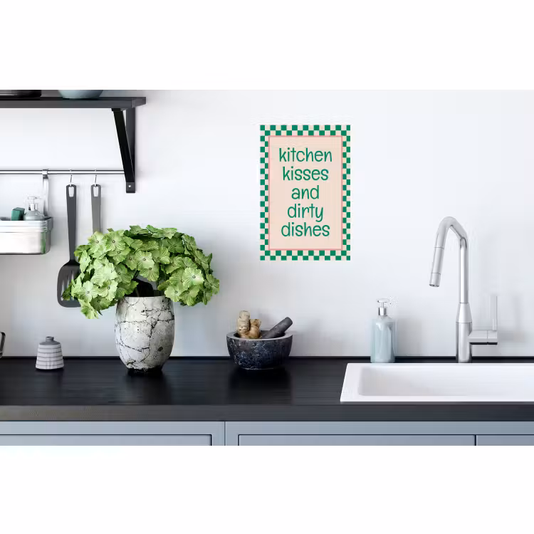 Sticker mural - Devis - Vert - Bloqué - Cuisine — 2